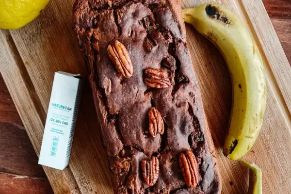 Banana Bread ricetta senza zucchero con olio di CBD