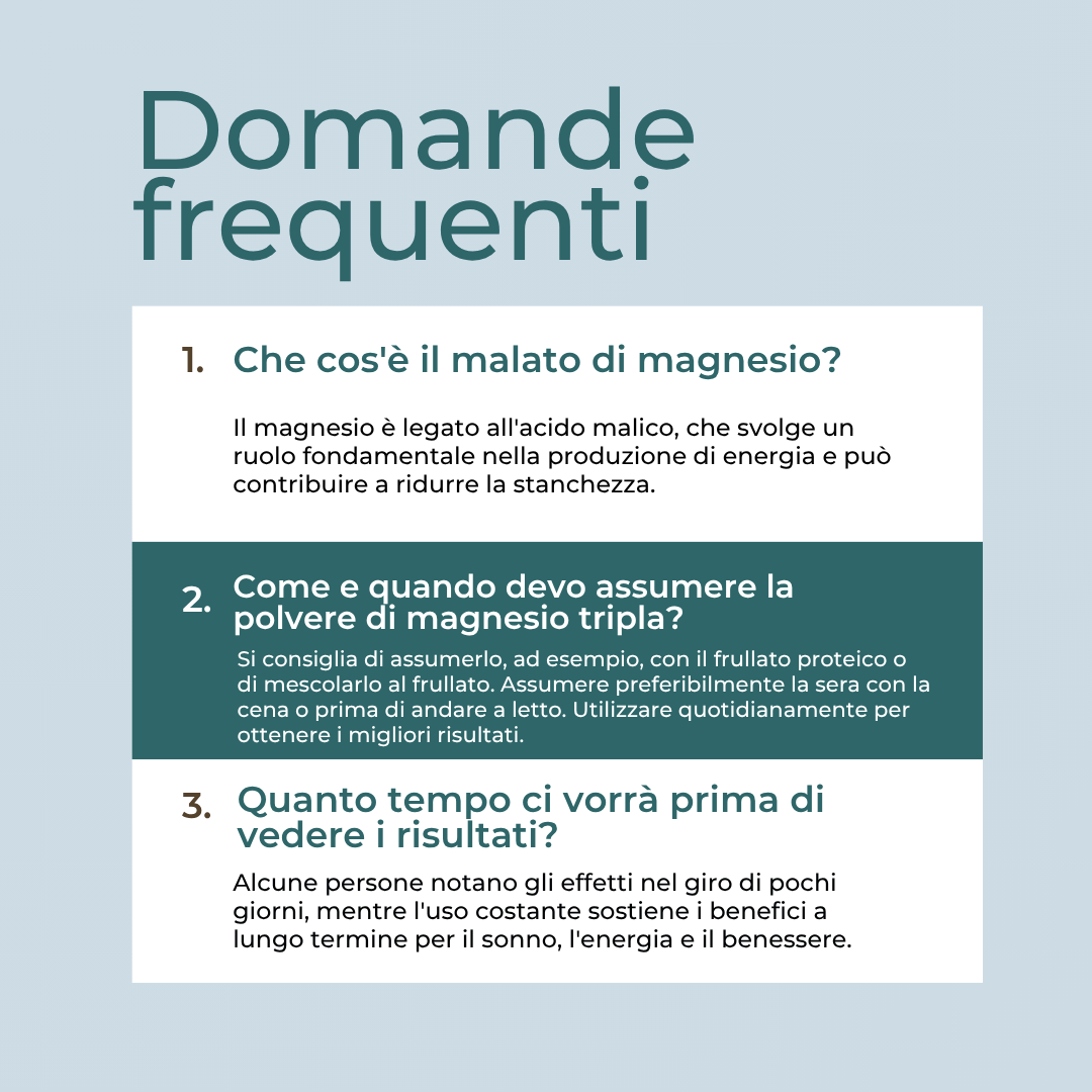 magnesio cosa serve
