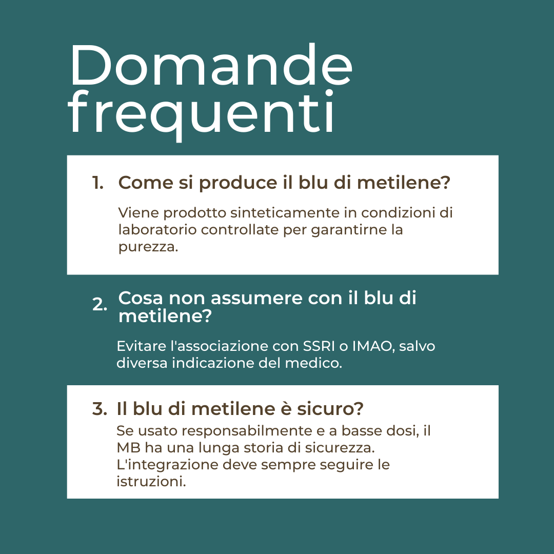 Blu di metilene longevità