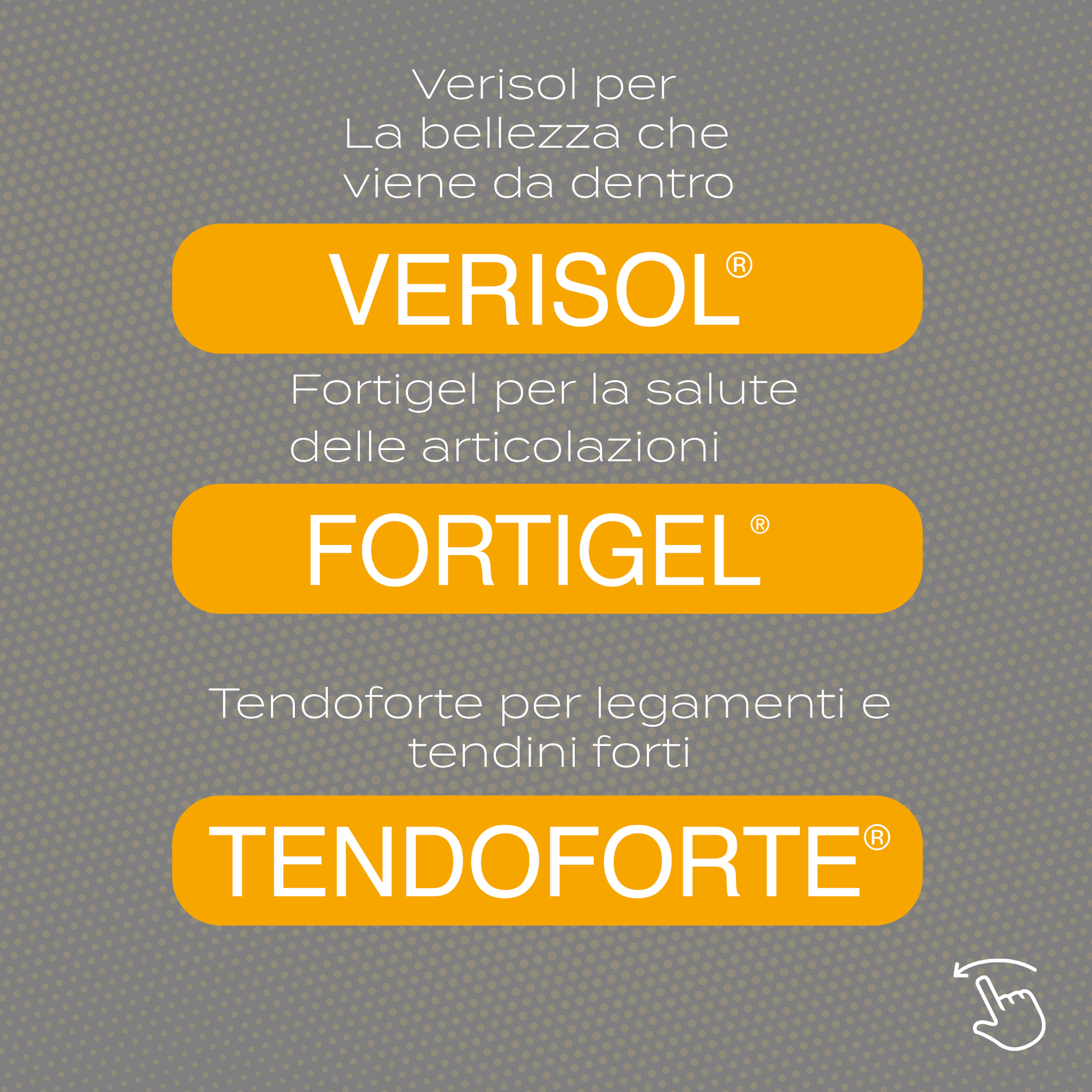 Peptidi di Collagene verisol fortigel tendoforte
