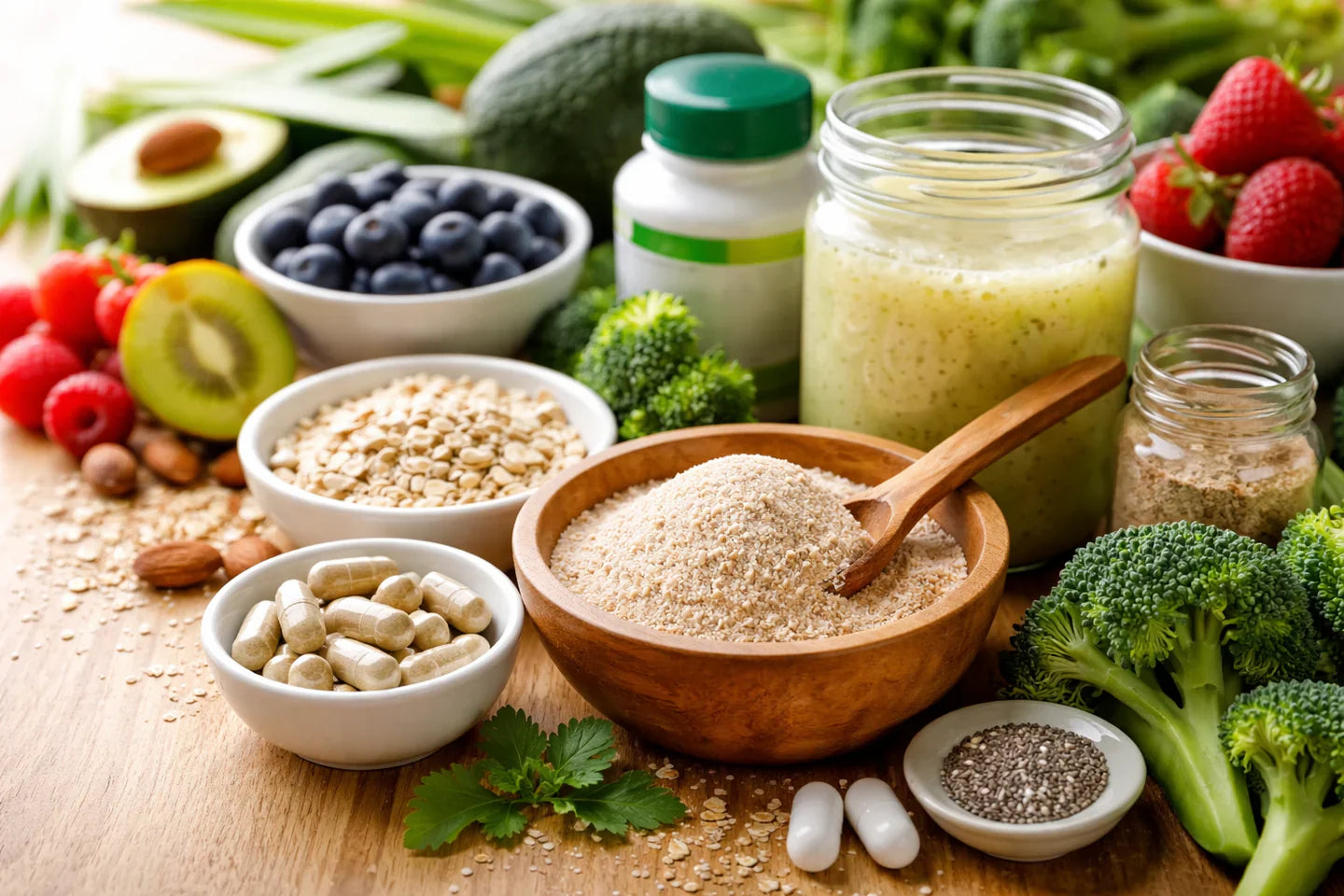 5 benefici scientificamente provati degli integratori di fibre per il microbioma intestinale