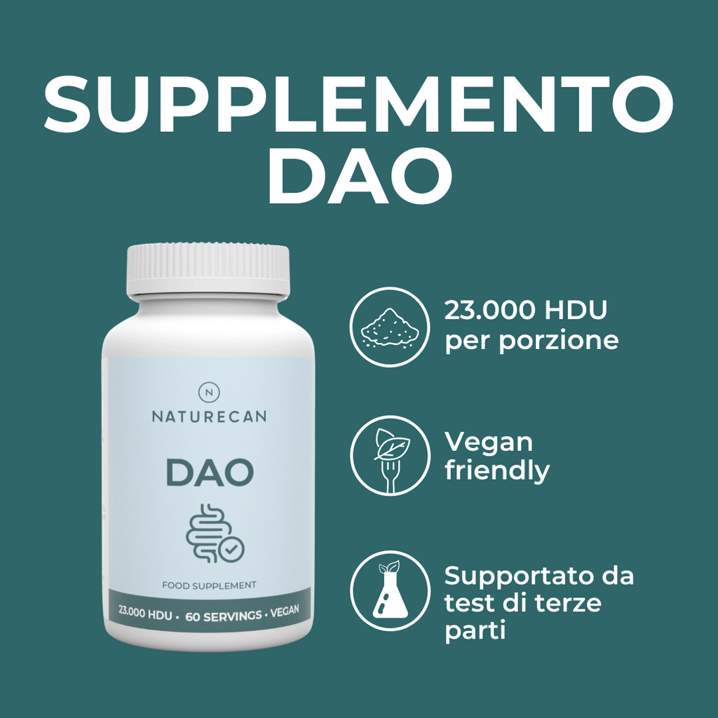 Integratore DAO benefici