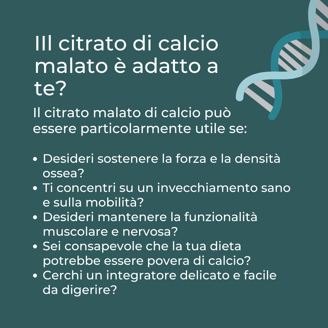 Citrato di calcio malato funziona?