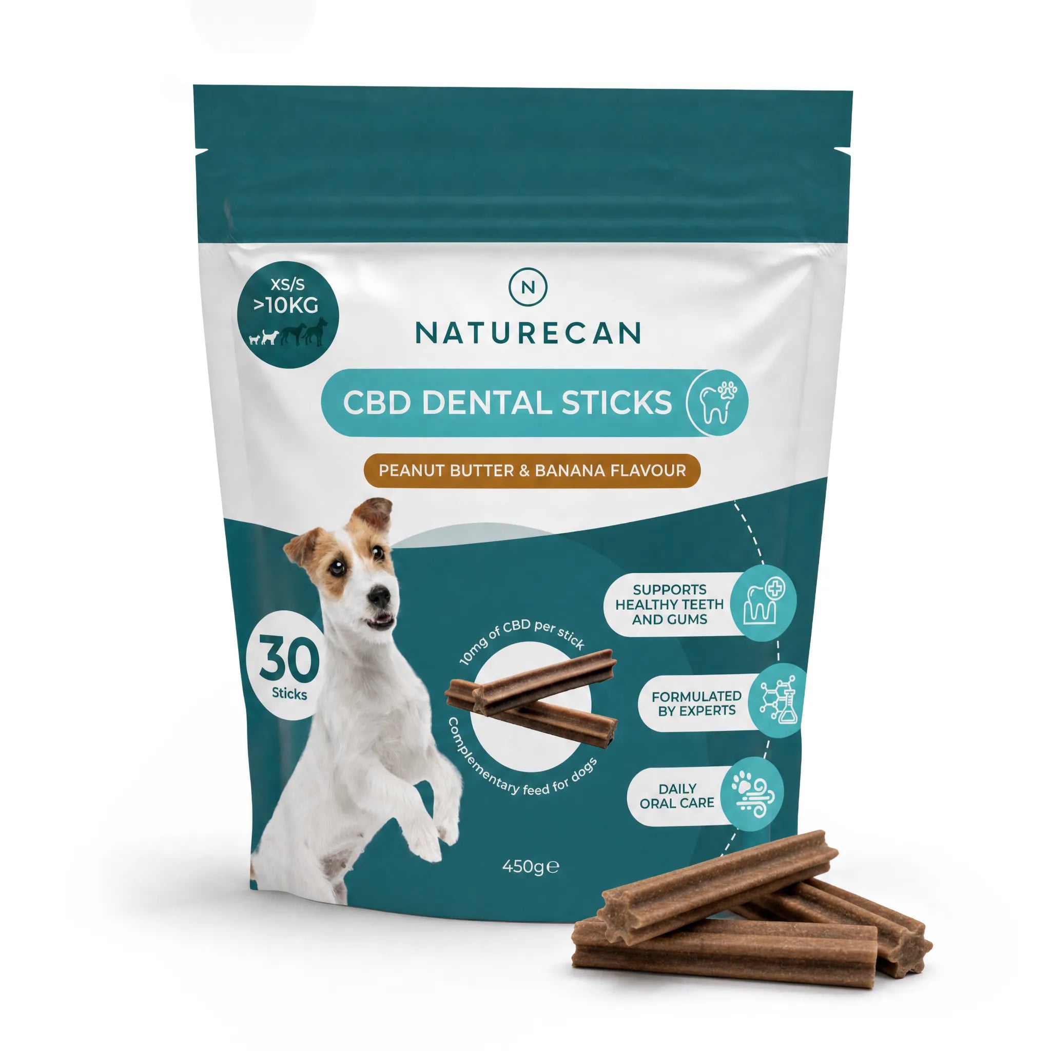 Bastoncini dentali al CBD per cani