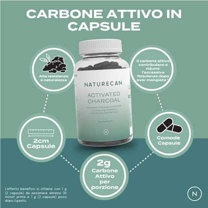 carbone attivo benefici