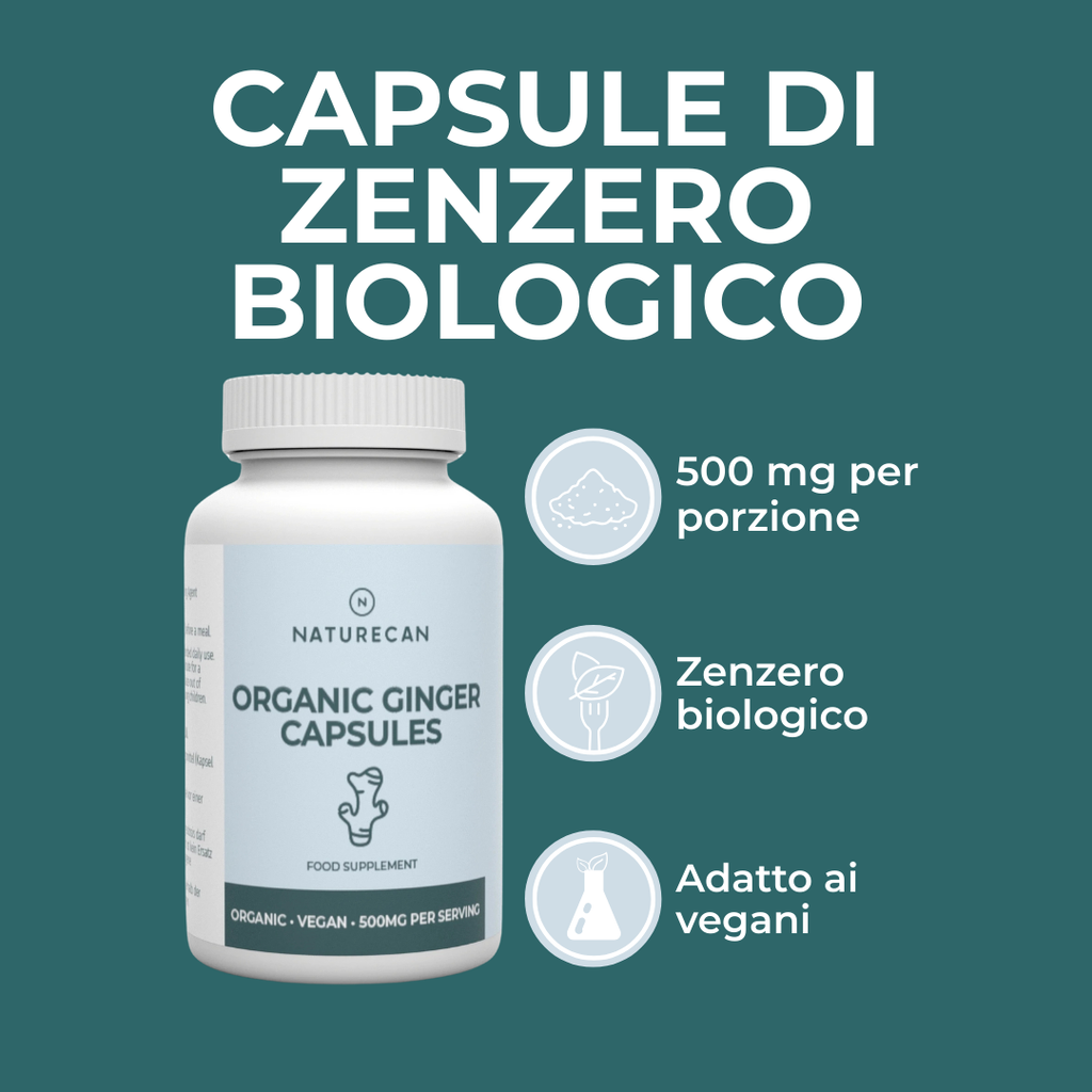 Integratore di Zenzero Biologico