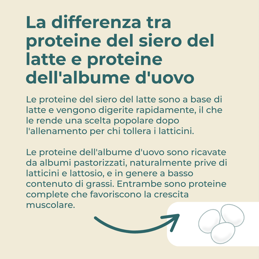 proteine senza lattosio