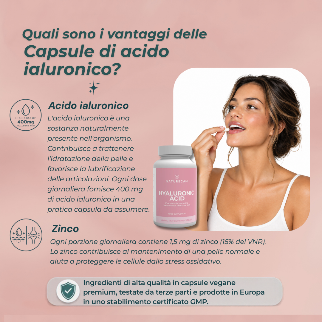 Capsule di Acido Ialuronico a cosa servono