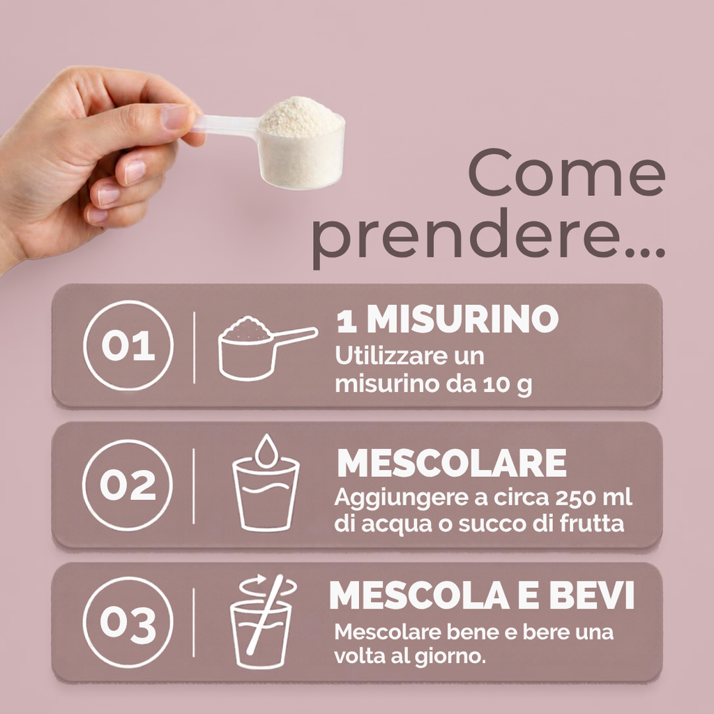 Collagene Vegano VeCollal® dose giornaliera