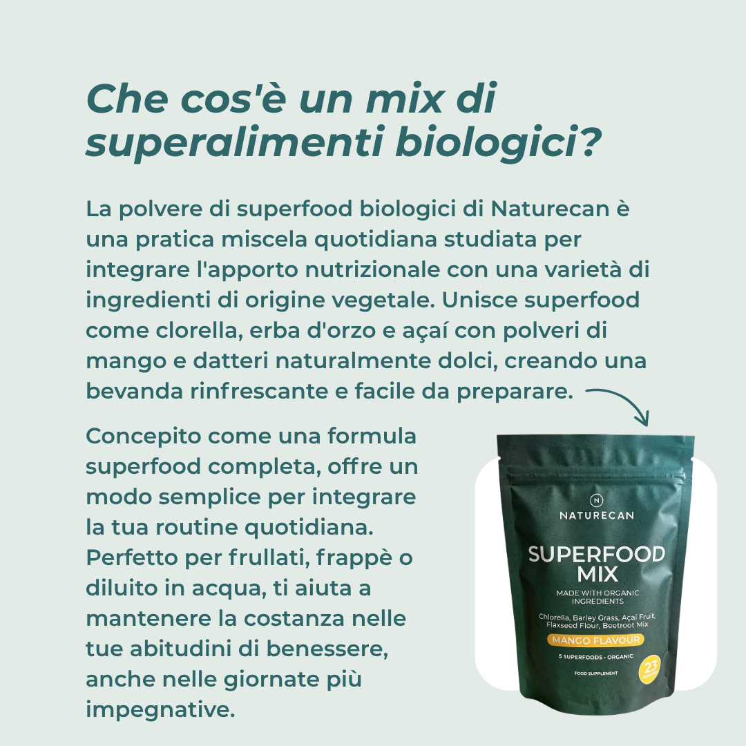 Superfood Bio in Polvere cos'è