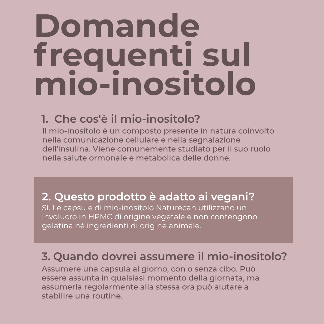 inositolo benefici ciclo