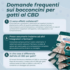 Snack calmanti al CBD per gatti domande frequenti