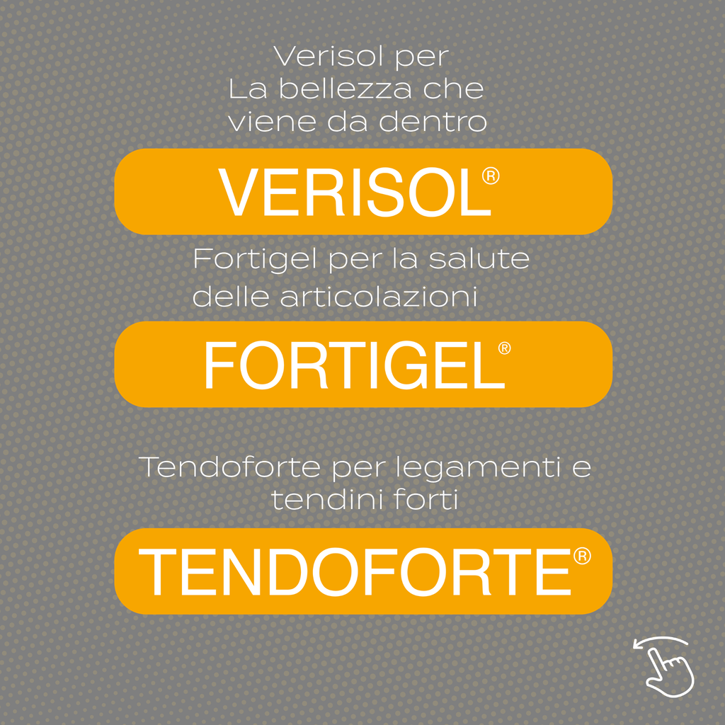 Peptidi di Collagene verisol fortigel tendoforte