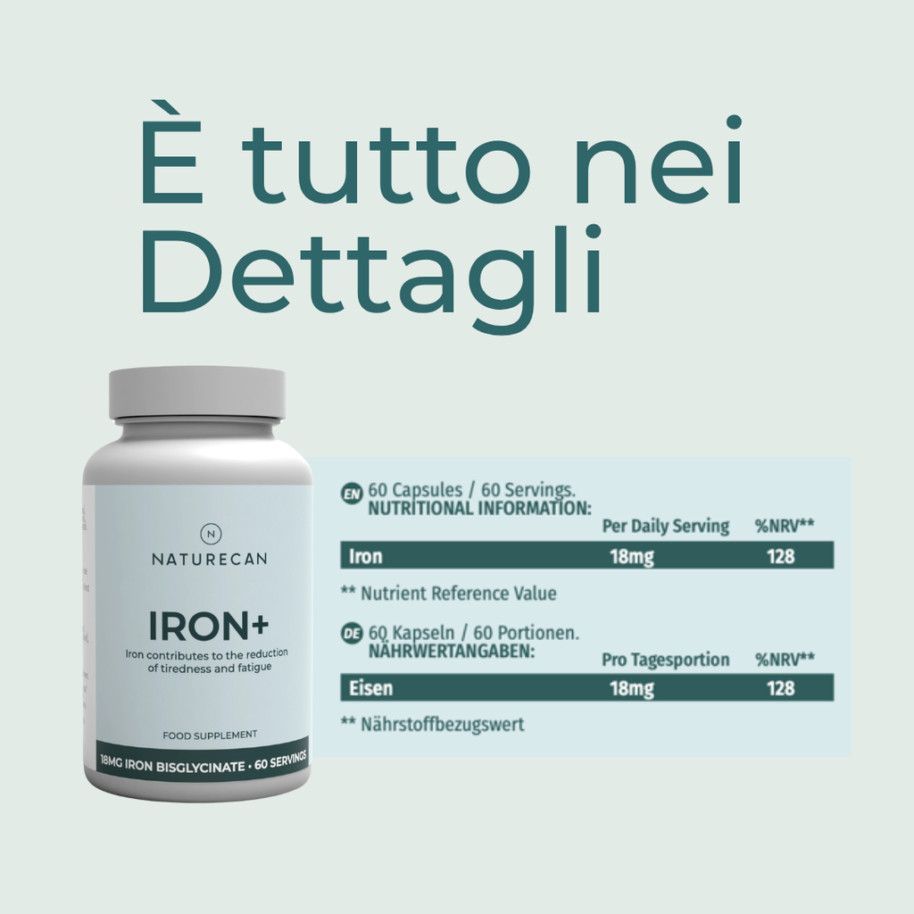 ingredienti integratore ferro