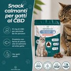 Snack calmanti al CBD per gatti di naturecan