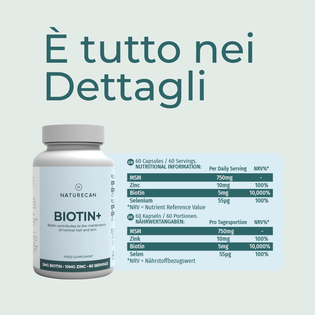 Biotina ingredienti