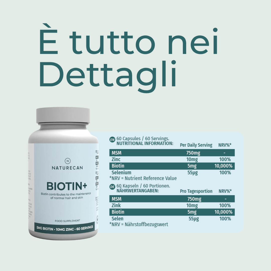 Biotina ingredienti
