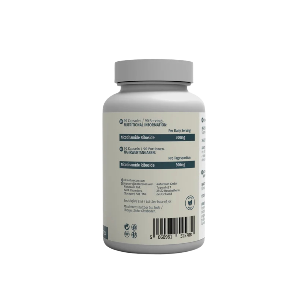 Integratore di NAD (Nicotinamide Riboside) in capsule naturecan