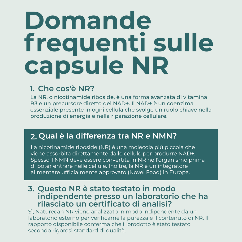 domande frequenti NR capsule