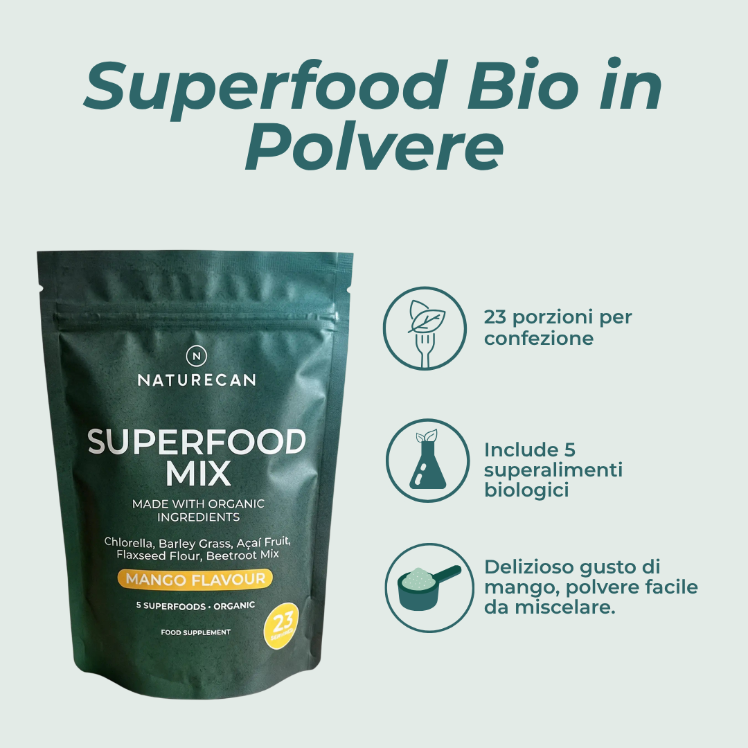 Superfood Bio in Polvere benefici