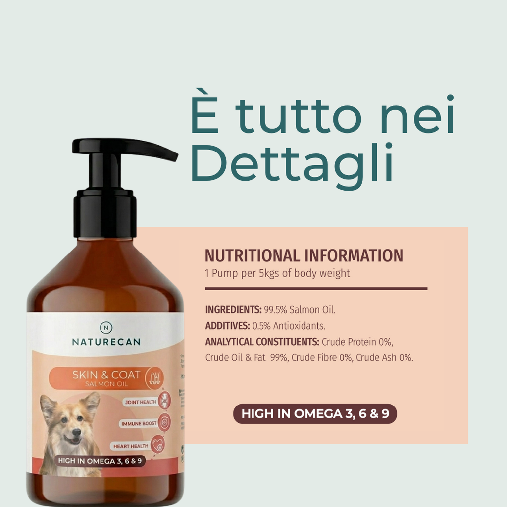 omega 3 per cani