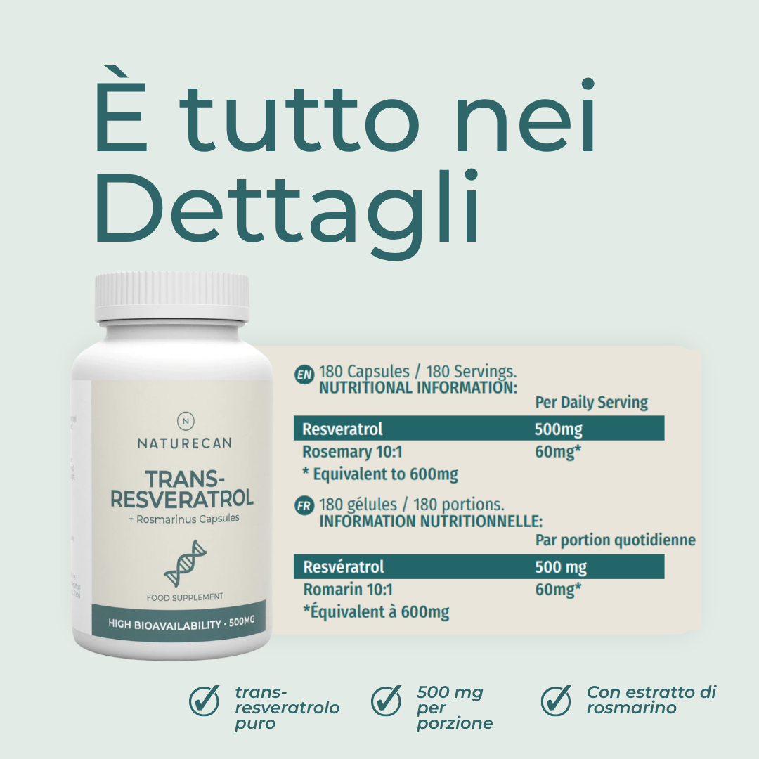 resveratrolo ingredienti