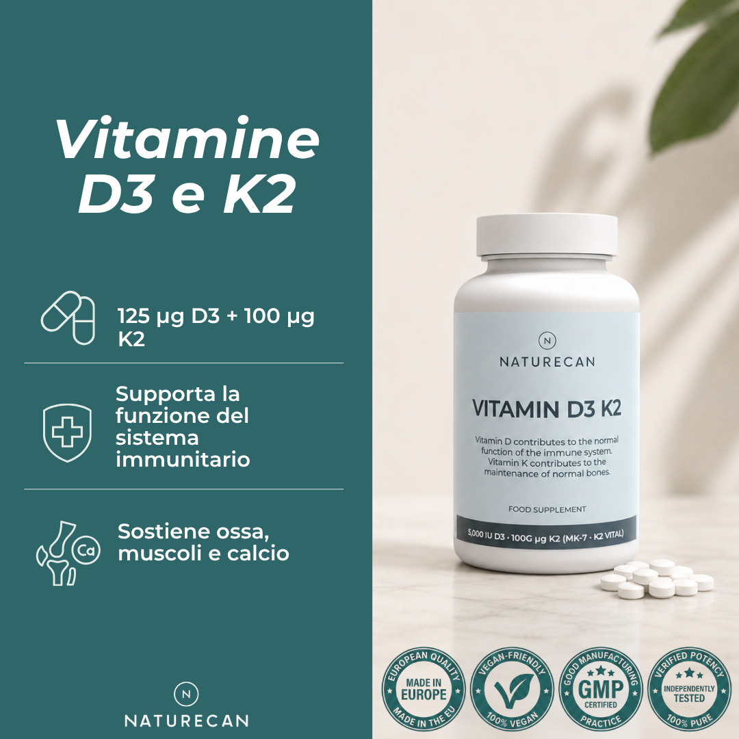 Vitamine D3 & K2 capsule