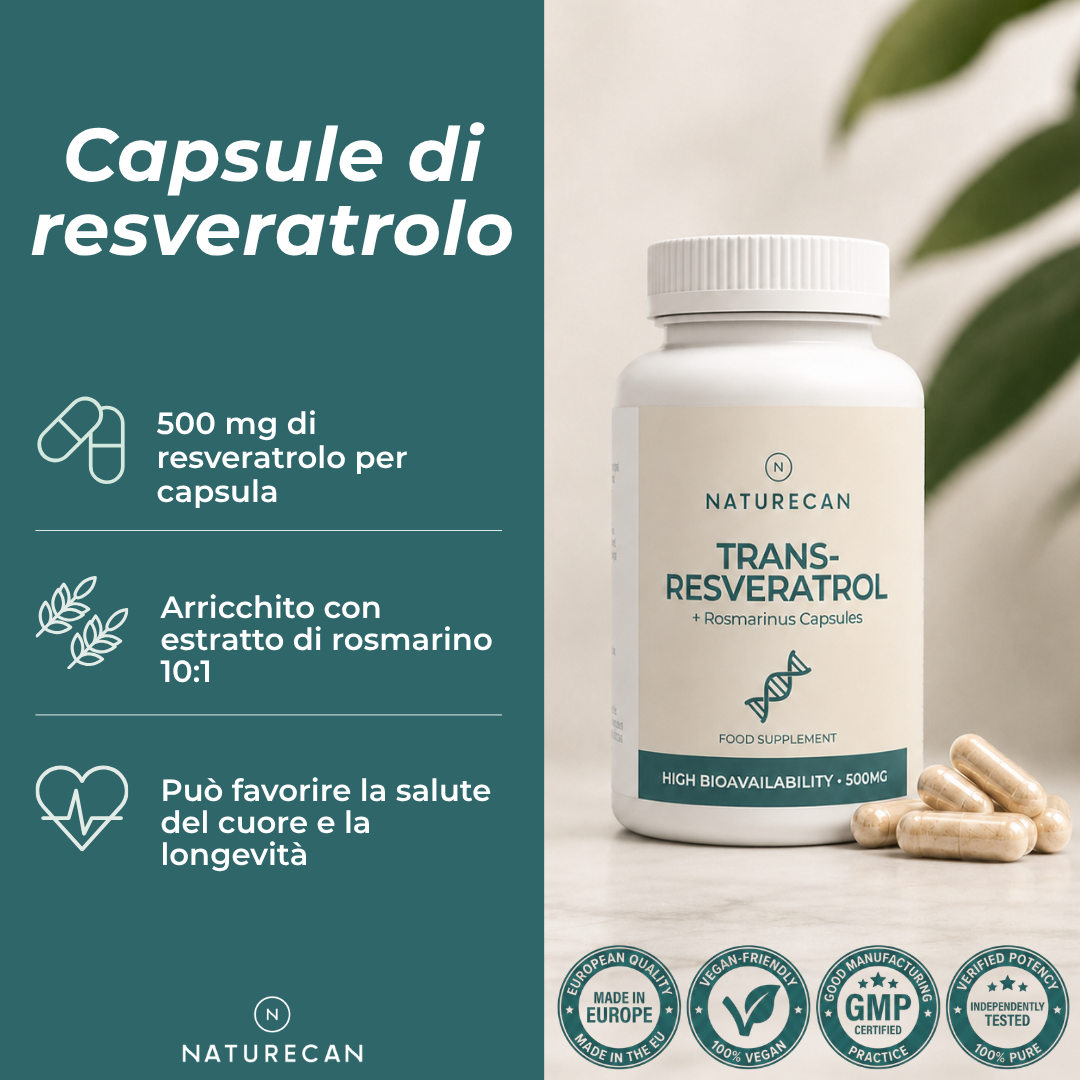 Integratore a base di Resveratrolo