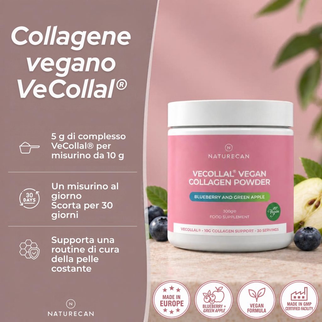 Collagene Vegano VeCollal® per la pelle