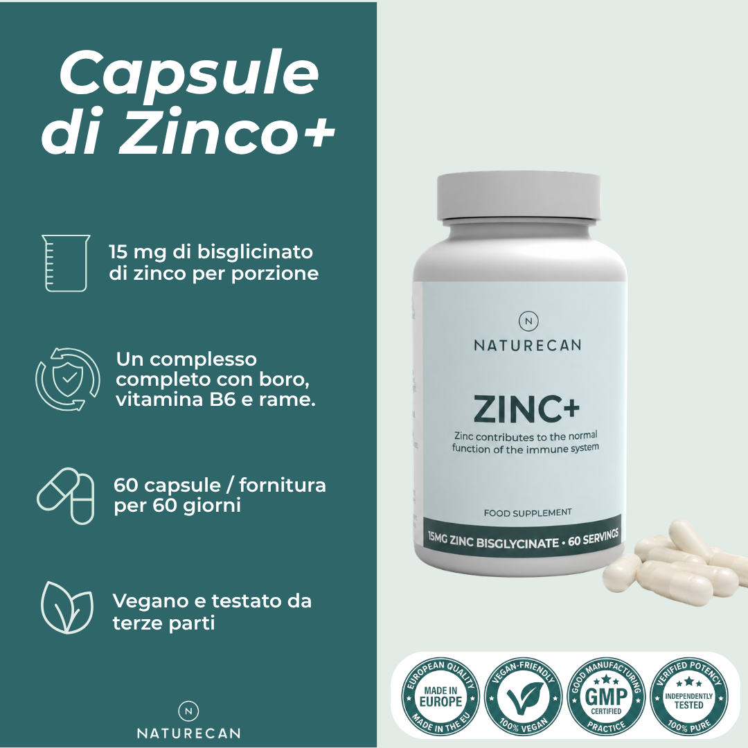 zinco in capsule