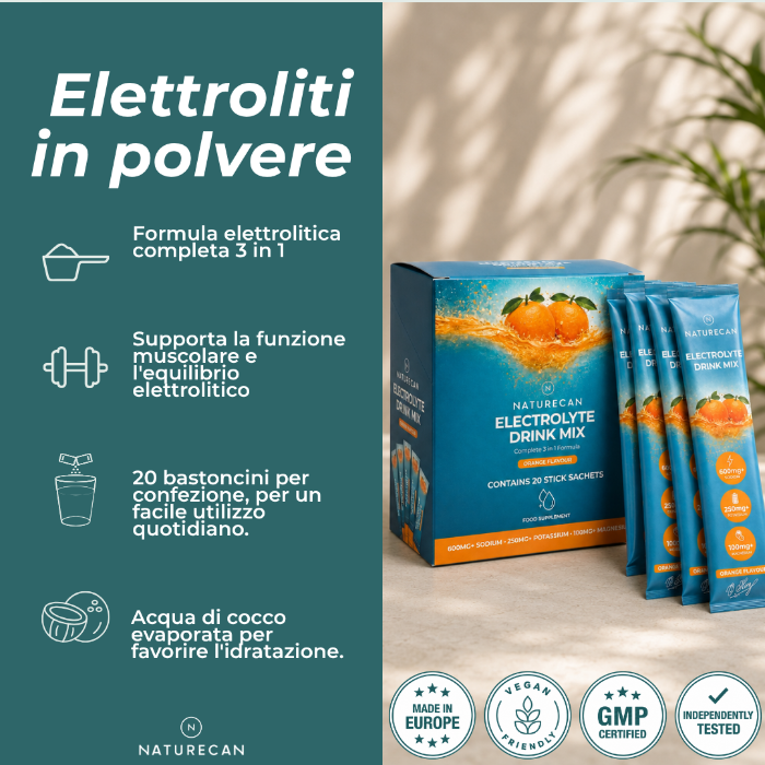 Integratore di Elettroliti benefici