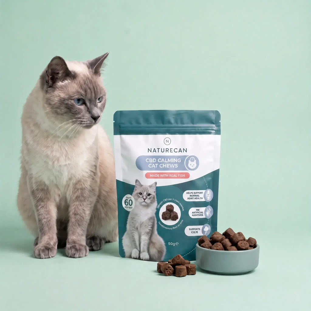 Snack calmanti al CBD per gatti naturecan