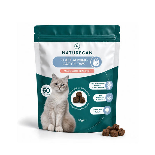 Snack calmanti al CBD per gatti