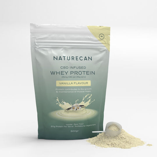 cbd whey protein vaniglia